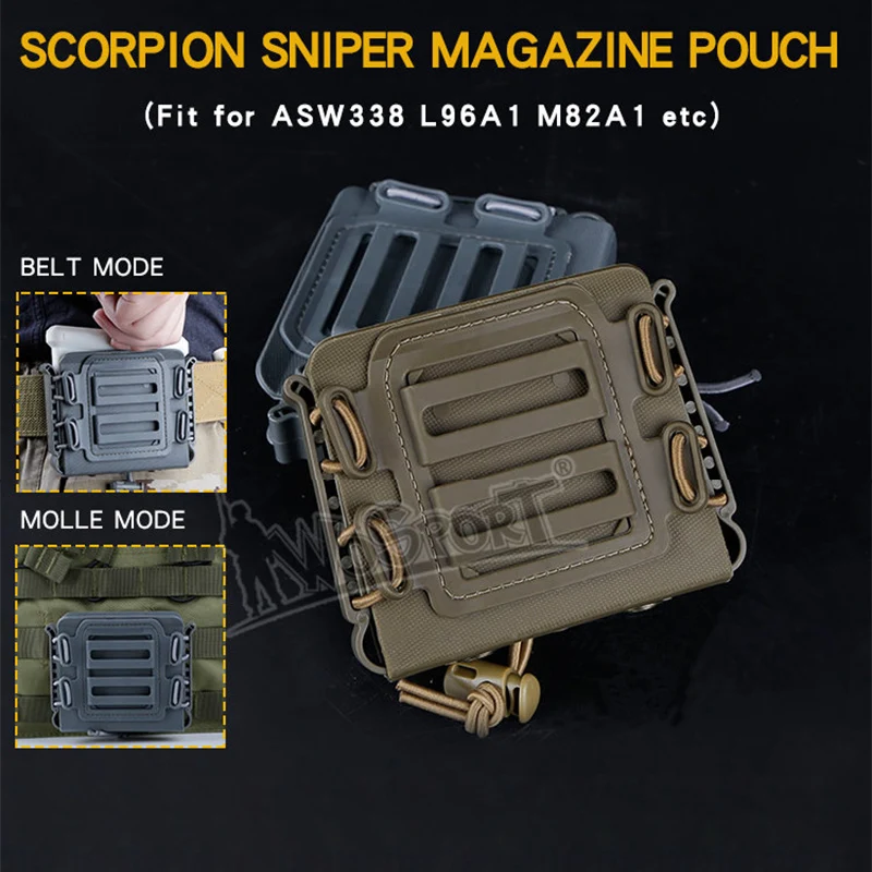 Sniper Rilfe Magazine Pouch Molle Mag Carrier Holder Case Fit ASW338 L96A1 M82A1 Pistol Gun Accessories Sniper Molle Mag Pouch
Sniper Rilfe Magazine Pouch Molle Mag Carrier Holder Case Fit ASW338 L96A1 M82A1 Pistol Gun Accessories Sniper Molle Mag Pouch