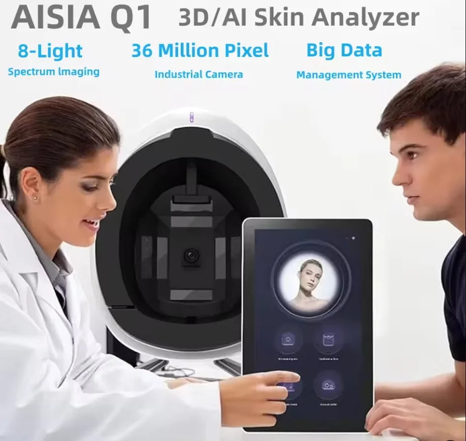 Facial Aesthetics Face Scanner 3D Face Scanner Skin Analysis Apparatus Face Scanner Skin Analyzer Skin Analysis Machine
Facial Aesthetics Face Scanner 3D Face Scanner Skin Analysis Apparatus Face Scanner Skin Analyzer Skin Analysis Machine