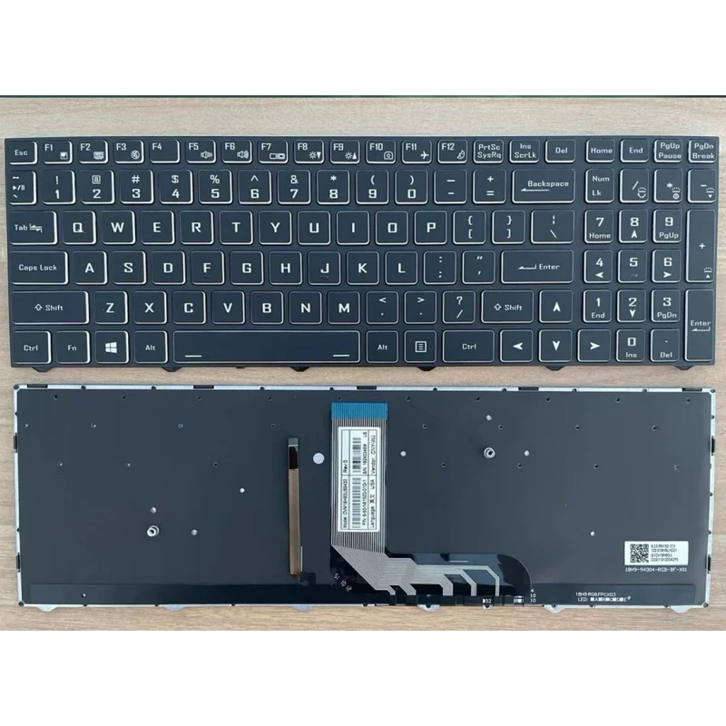 Новая клавиатура для ноутбука CLEVO N15Z3 PB70 PB71 PB50 PB51 CVM18H93US9430 с подсветкой (US-раскладка)
Новая клавиатура для ноутбука CLEVO N15Z3 PB70 PB71 PB50 PB51 CVM18H93US9430 с подсветкой (US-раскладка)