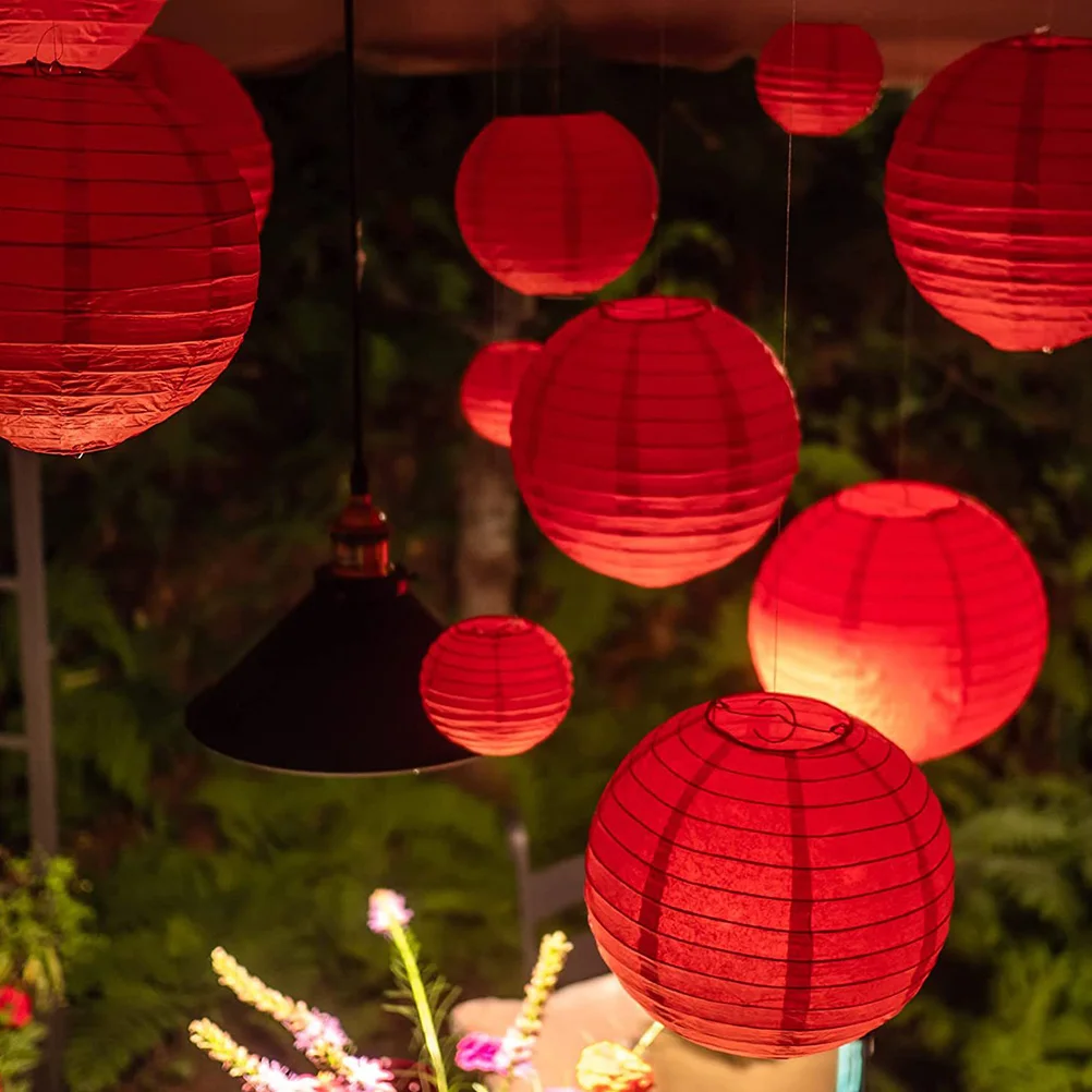 25 Pcs Paper Lanterns Colorful Chinese Hanging Decorations Birthday Wedding Festival Garden Outdoor Party Table Lamp
25 Pcs Paper Lanterns Colorful Chinese Hanging Decorations Birthday Wedding Festival Garden Outdoor Party Table Lamp