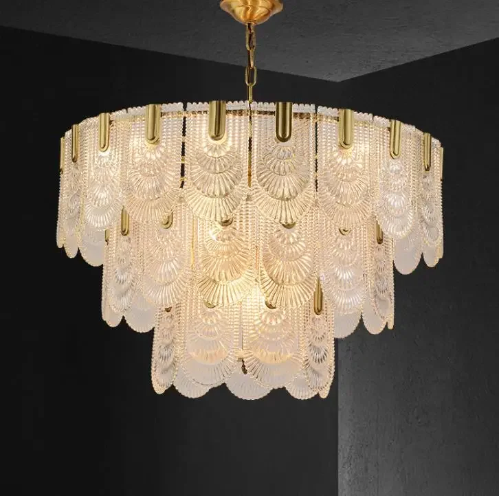 Living Room Dining French LED Light Luxury for Bedroom Crystal Glass Chandelier Round Italian Postmodern All Copper Lamps
Living Room Dining French LED Light Luxury for Bedroom Crystal Glass Chandelier Round Italian Postmodern All Copper Lamps