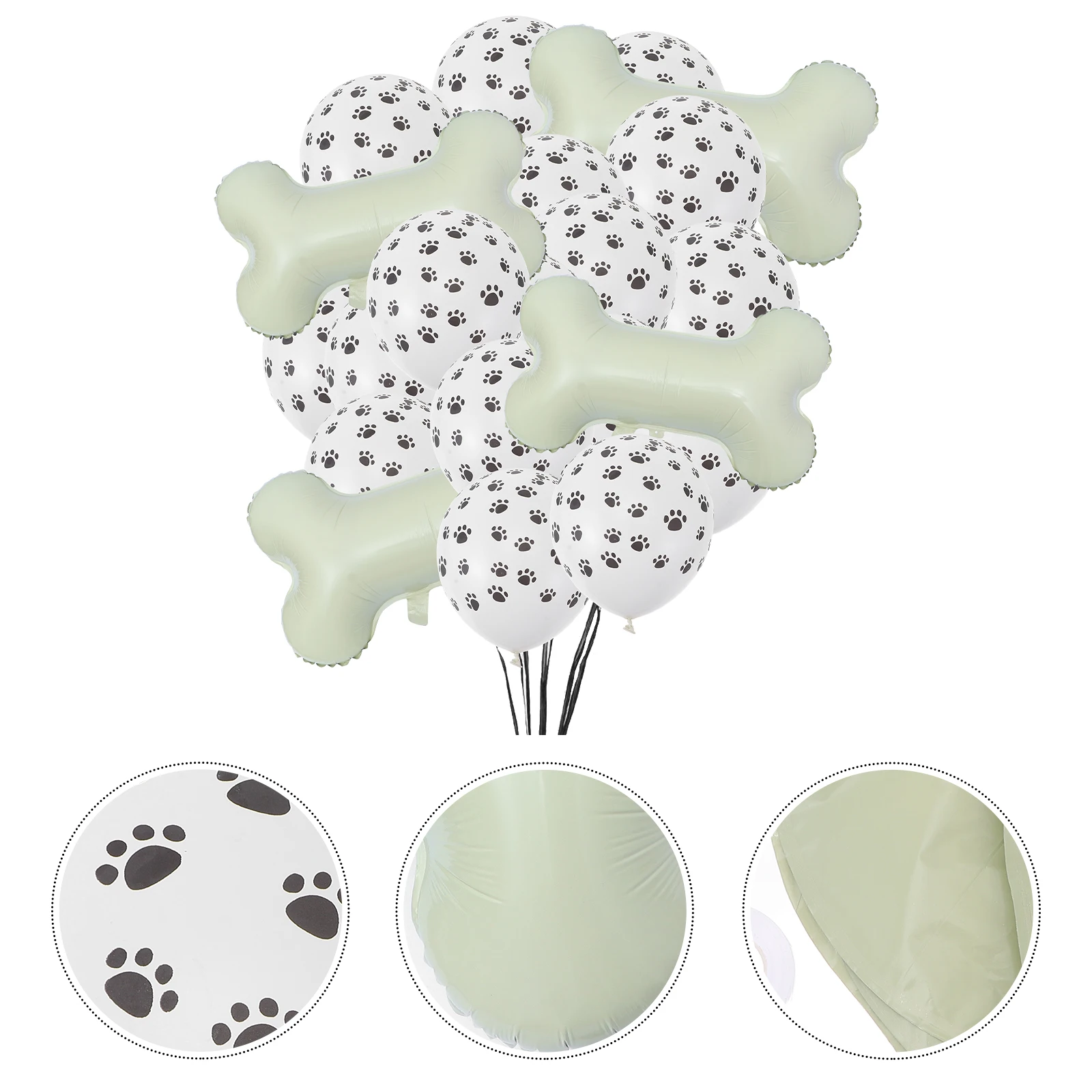 1 set Bone Birthday Balloons Dog Paw Balloons Aluminum Film Bright Pet Birthday Party Home Bar Club Decor
1 set Bone Birthday Balloons Dog Paw Balloons Aluminum Film Bright Pet Birthday Party Home Bar Club Decor