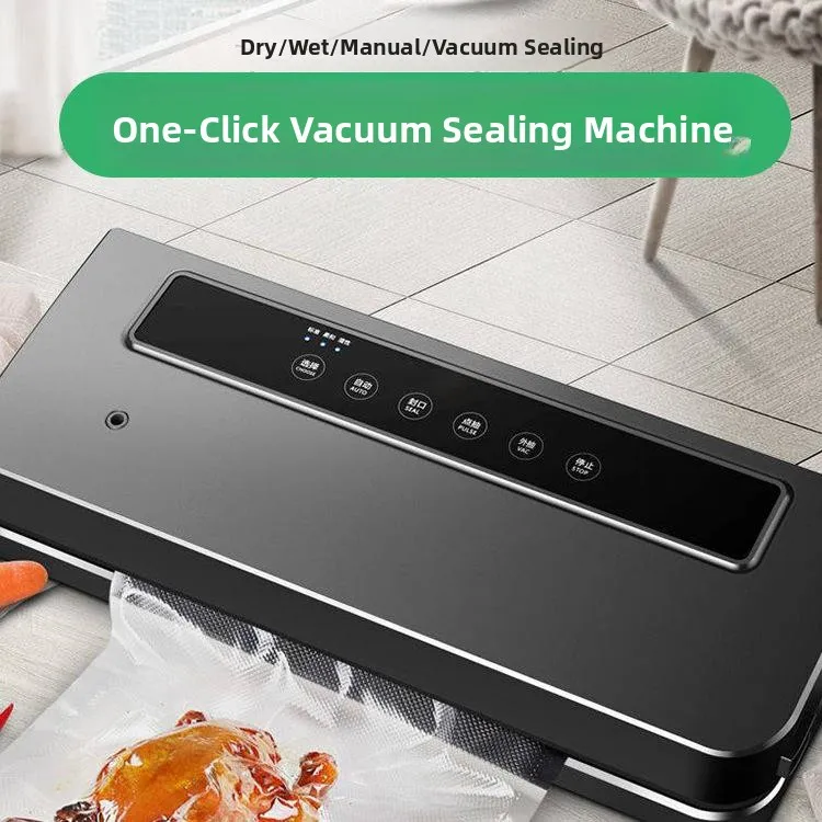 Kitchen Vacuum Sealer Machine Food Packaging Preserver Non-Commercial Home Use Plastic Filling Machine Compact Design
Kitchen Vacuum Sealer Machine Food Packaging Preserver Non-Commercial Home Use Plastic Filling Machine Compact Design