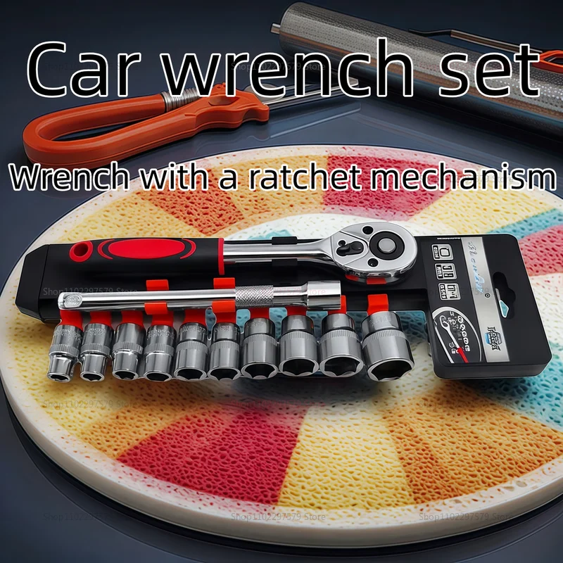Набор автомобильных головок из 12 предметов с быстрым храповым ключом и шестигранными головками, инструменты для ремонта автомобилей для технического обслуживания и механики
Набор автомобильных головок из 12 предметов с быстрым храповым ключом и шестигранными головками, инструменты для ремонта автомобилей для технического обслуживания и механики