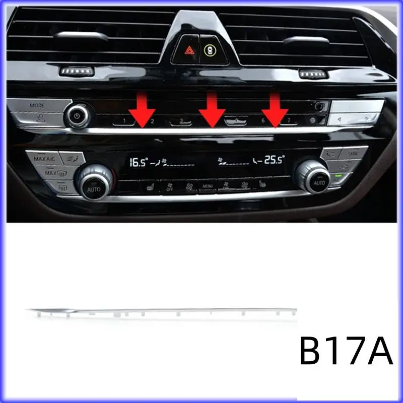 BT-для BMW 5, 6, 7 серии G30 G38 G32 G11 G12, хромированная накладка на центральную консоль, кондиционер
BT-для BMW 5, 6, 7 серии G30 G38 G32 G11 G12, хромированная накладка на центральную консоль, кондиционер