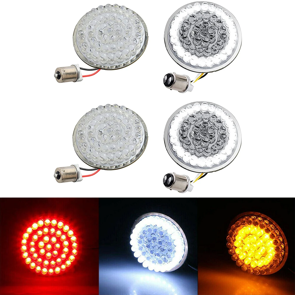 4pcs Turn Signal Bulb Light For Harley Softail Dyna Sportster Touring Tri Glide 2011-2017 Motorcycle Turn Signal Bulb Light
4pcs Turn Signal Bulb Light For Harley Softail Dyna Sportster Touring Tri Glide 2011-2017 Motorcycle Turn Signal Bulb Light