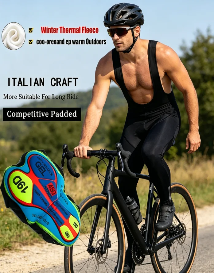 All Black Cycling Bib Trousers Winter Thermal Fleece Mountain Bike Keep Warm Long Pants Breathable Bicycle Tights 19D Gel Pad
All Black Cycling Bib Trousers Winter Thermal Fleece Mountain Bike Keep Warm Long Pants Breathable Bicycle Tights 19D Gel Pad