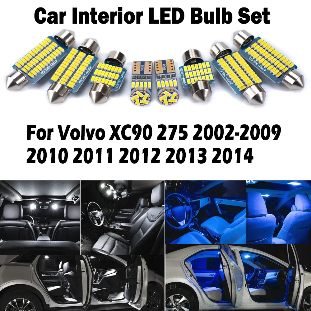 Canbus No Error For Volvo XC90 275 2002-2009 2010 2011 2012 2013 2014 LED Interior Dome Map Trunk Light Kit Car Lamp Accessories
Canbus No Error For Volvo XC90 275 2002-2009 2010 2011 2012 2013 2014 LED Interior Dome Map Trunk Light Kit Car Lamp Accessories