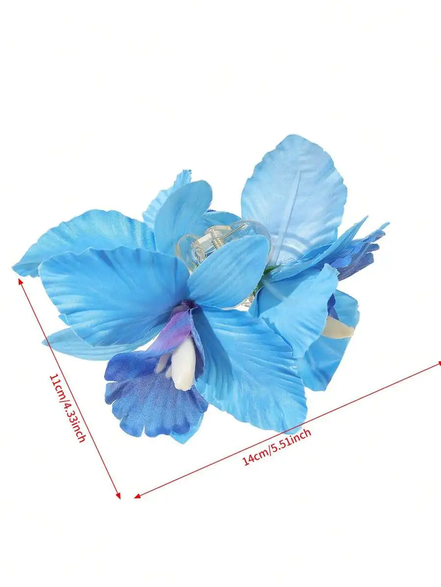 Oversized 3D Orchid Flower Hair Claw Clip For Women Summer Beach Vacation Accessory
Oversized 3D Orchid Flower Hair Claw Clip For Women Summer Beach Vacation Accessory