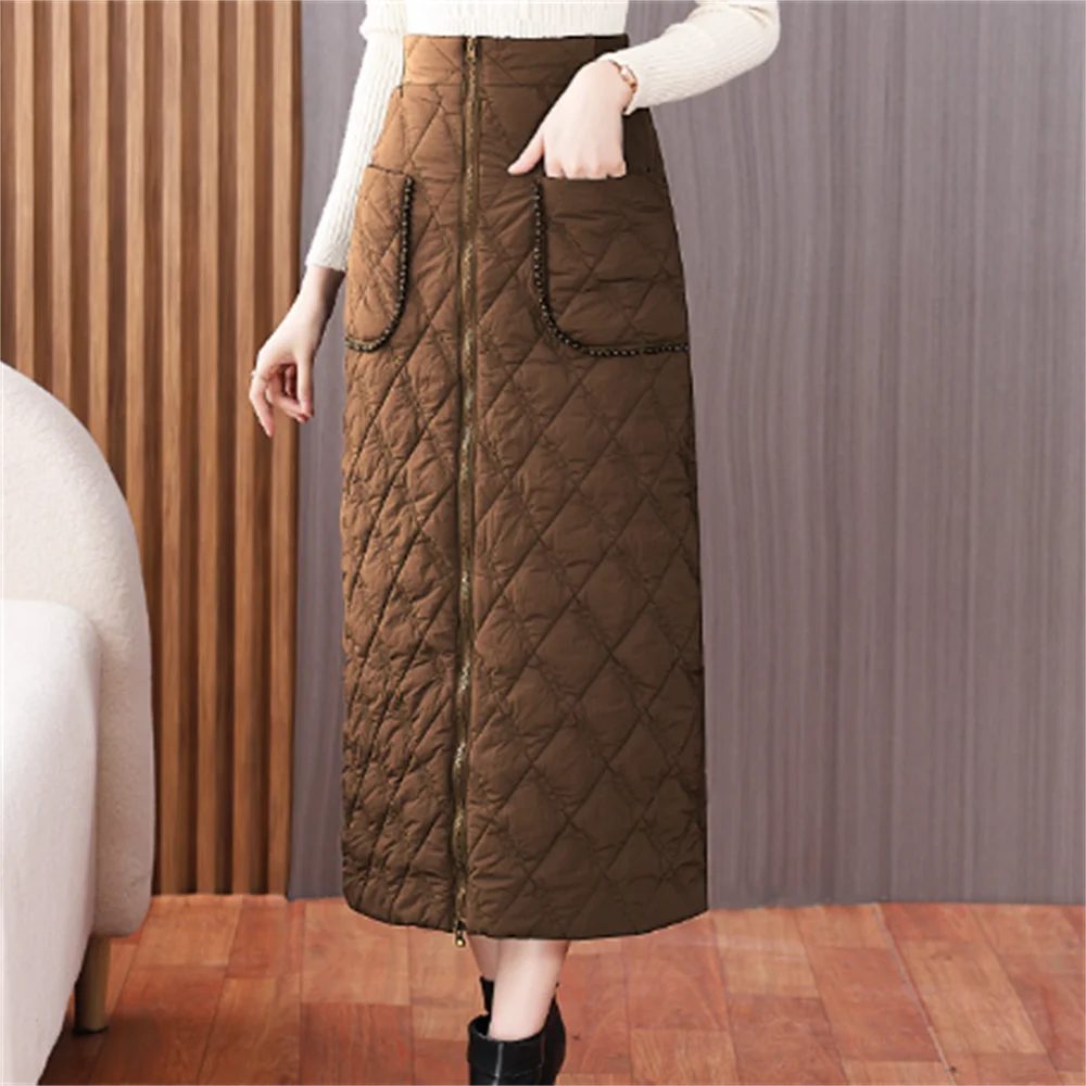 Winter cotton hemp skirt women retro noble temperament thickened thermal zipper skirt
Winter cotton hemp skirt women retro noble temperament thickened thermal zipper skirt