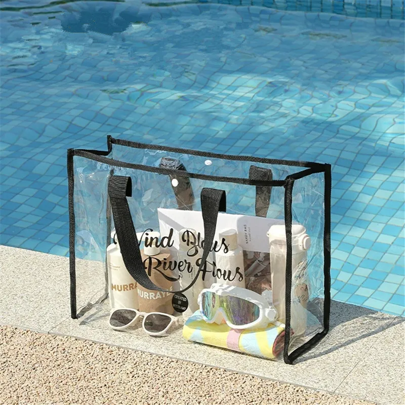Multifunctional Swimming Bag Outdoor Travel Storage Bag Transparent Pvc Large-capacity Washing Bag Waterproof Portable Beach Bag
Multifunctional Swimming Bag Outdoor Travel Storage Bag Transparent Pvc Large-capacity Washing Bag Waterproof Portable Beach Bag