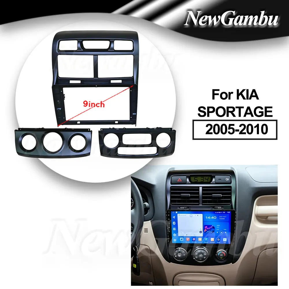 9 Inch Car Radio FIT For KIA SPORTAGE 2005-2010 Frame No Cable ABS PC Plastic Fascia Dashboard Plane Frame
9 Inch Car Radio FIT For KIA SPORTAGE 2005-2010 Frame No Cable ABS PC Plastic Fascia Dashboard Plane Frame