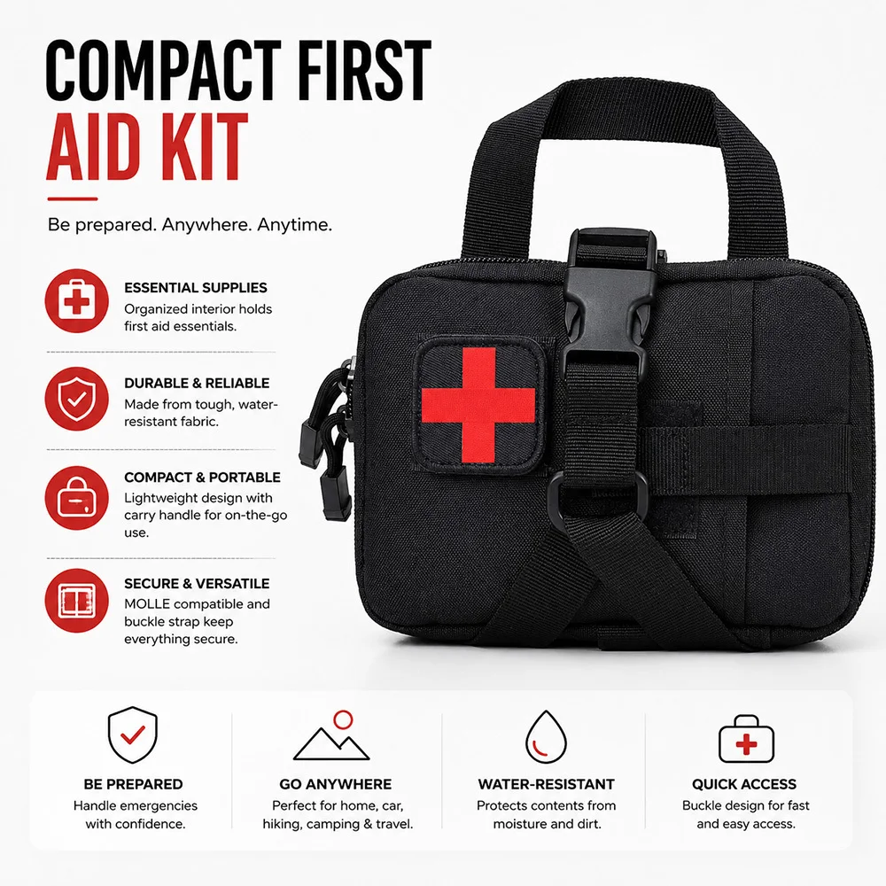 First Aid Bag Upgrade Tactical EMT Pouch Rip Away Molle Medical Bag IFAK Tear-Away Travel Outdoor Hiking Mergency Survival Kit
First Aid Bag Upgrade Tactical EMT Pouch Rip Away Molle Medical Bag IFAK Tear-Away Travel Outdoor Hiking Mergency Survival Kit