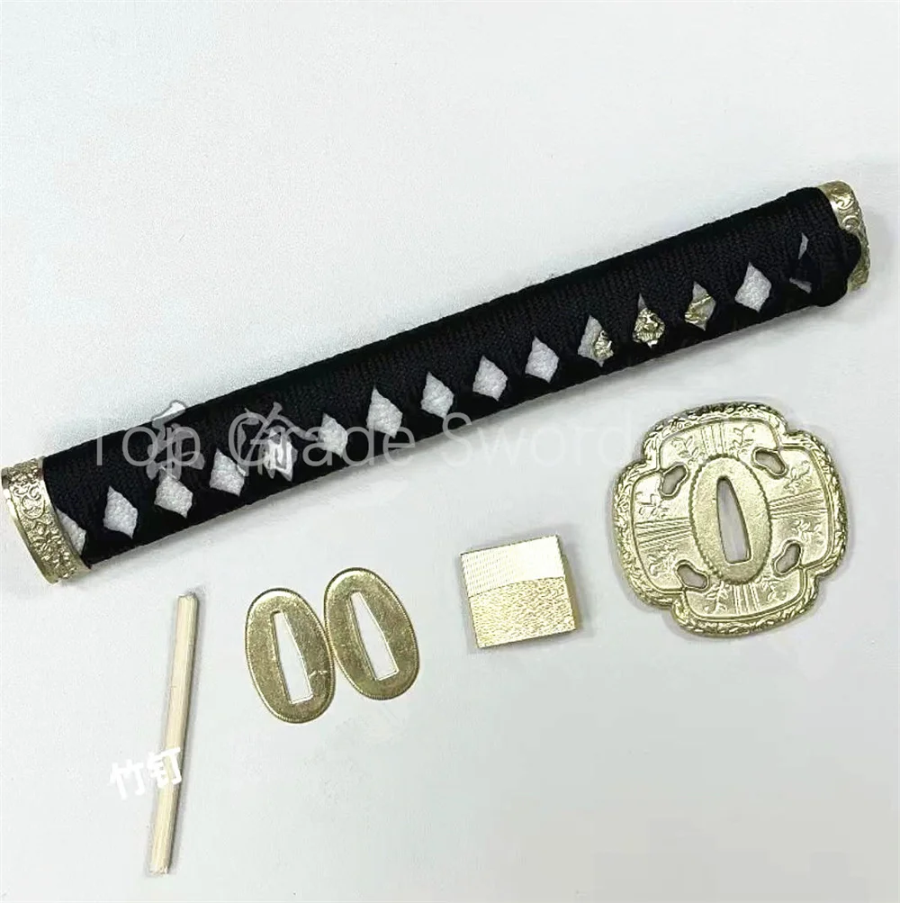A Set Exquisite 26cm Handle Tsuka Brass Handguard Gaurd Tsuba Habaki Seppa For Japanese Samurai Katana Sword Fittings
A Set Exquisite 26cm Handle Tsuka Brass Handguard Gaurd Tsuba Habaki Seppa For Japanese Samurai Katana Sword Fittings