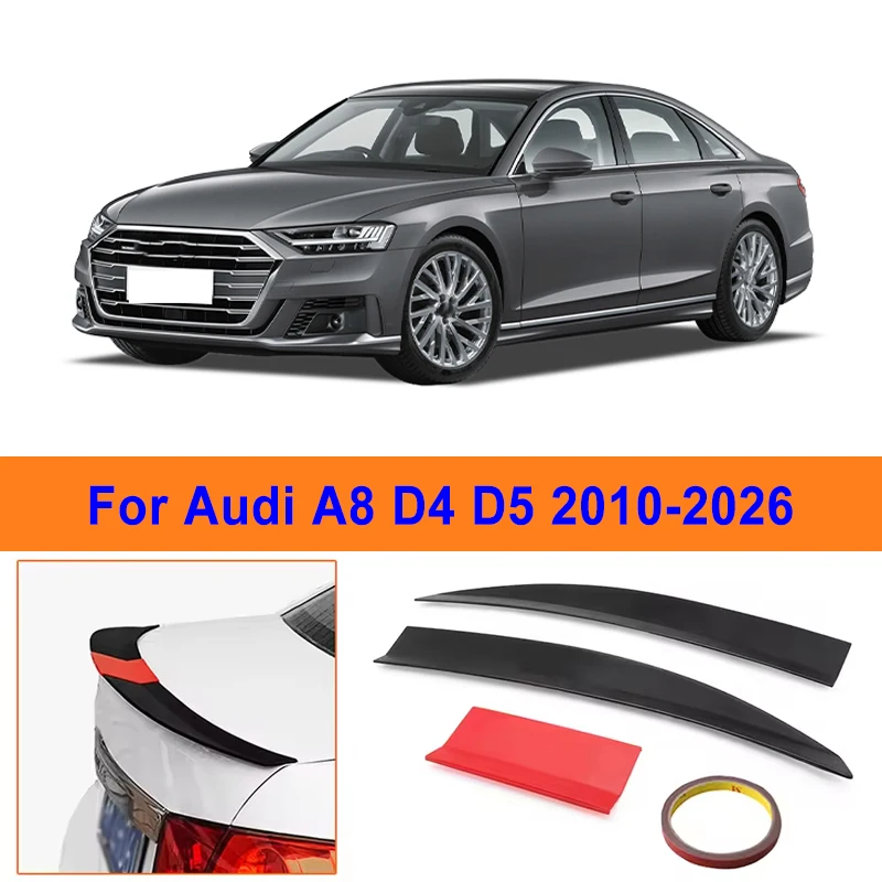 For Audi A8 D4 D5 2010-2026 3-Section ABS Rear Trunk Spoiler 115-125cm Adjustable Sports Decor Top Wing Car Exterior Parts
For Audi A8 D4 D5 2010-2026 3-Section ABS Rear Trunk Spoiler 115-125cm Adjustable Sports Decor Top Wing Car Exterior Parts