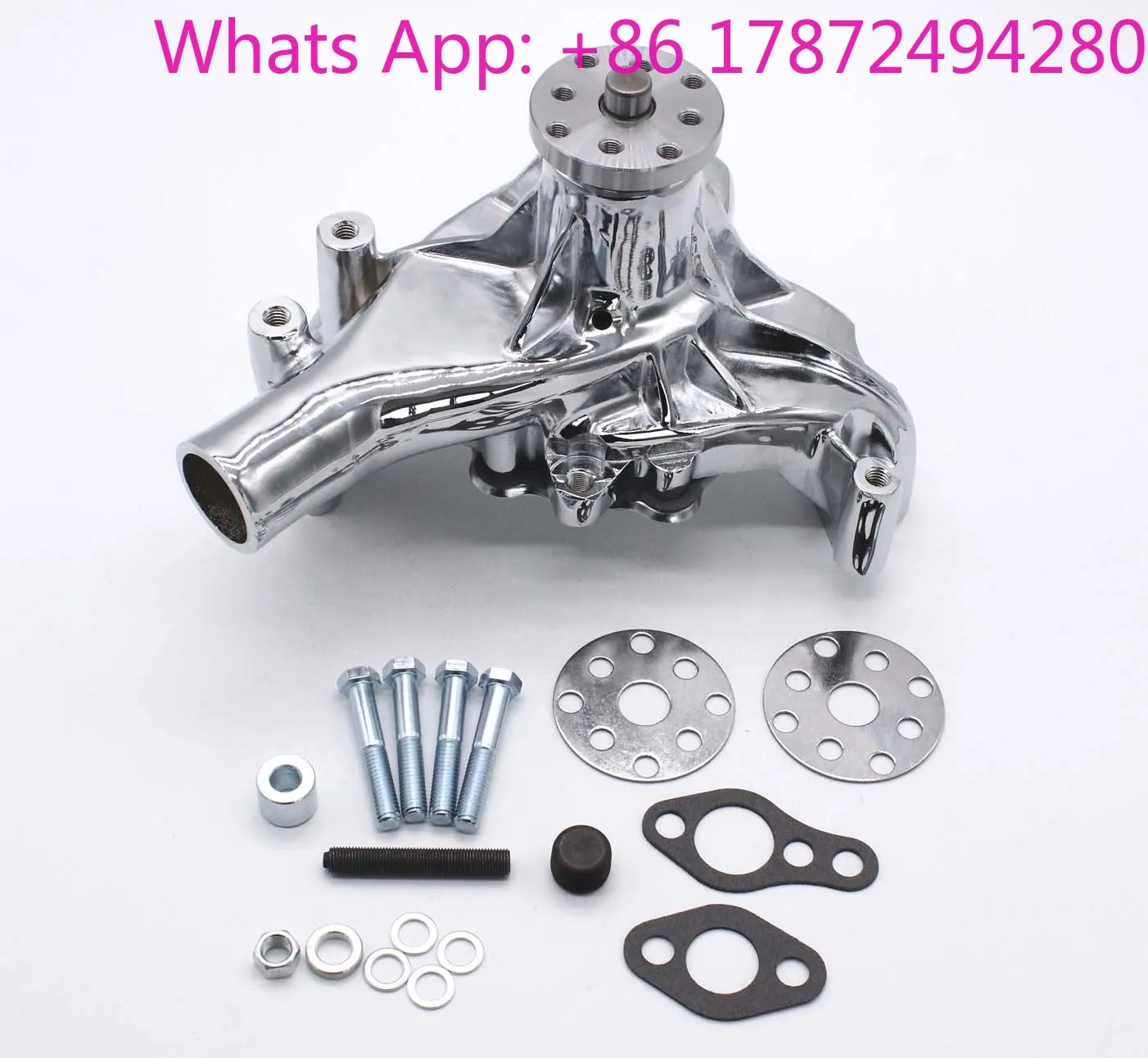 Aluminum Pulley Bracket Kit for SBC Chevy Long Water Pump VASET007
Aluminum Pulley Bracket Kit for SBC Chevy Long Water Pump VASET007