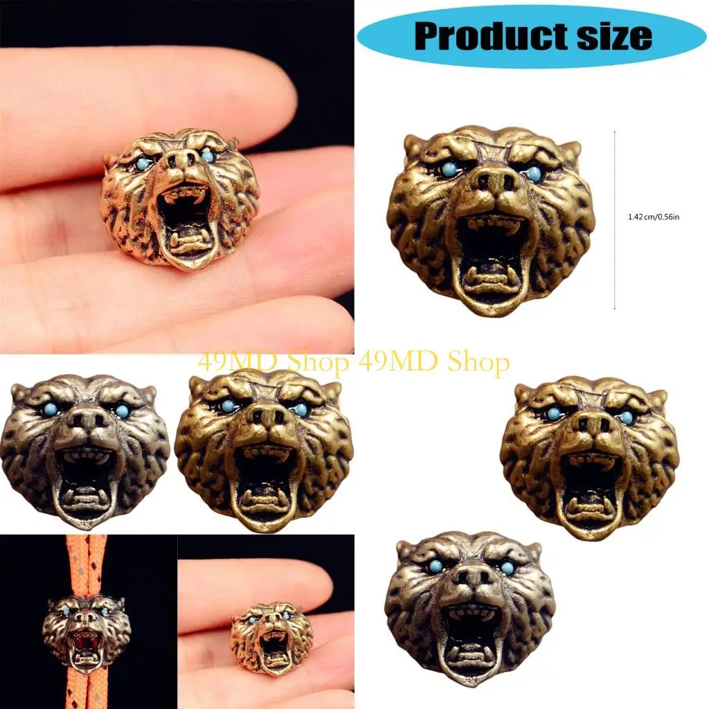 49MD Engraved Leopard Head Beads for Rope Braiding and Cultural Jewelry Design Rope Braiding Gear
49MD Engraved Leopard Head Beads for Rope Braiding and Cultural Jewelry Design Rope Braiding Gear