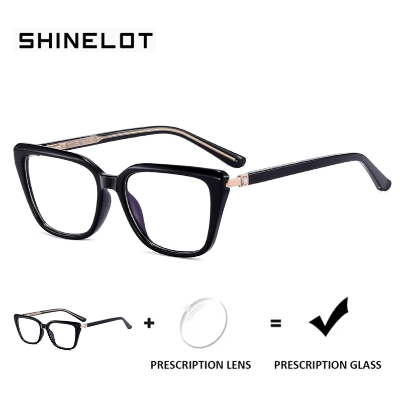 SHINELOT 82277 Female Cat Eye Prescription Myopia Eyewear Progressive Glasses Optical Anti Blue Light Photochromic Eyeglasses
SHINELOT 82277 Female Cat Eye Prescription Myopia Eyewear Progressive Glasses Optical Anti Blue Light Photochromic Eyeglasses