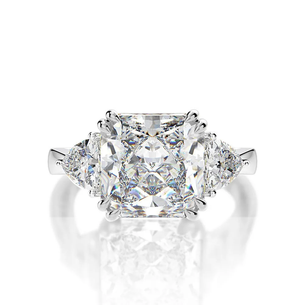 White 5-carat High Carbon Diamond Ring Square Ice Flower Cut Light Luxury Ring for Women S925 Silver Wedding Jewelry
White 5-carat High Carbon Diamond Ring Square Ice Flower Cut Light Luxury Ring for Women S925 Silver Wedding Jewelry