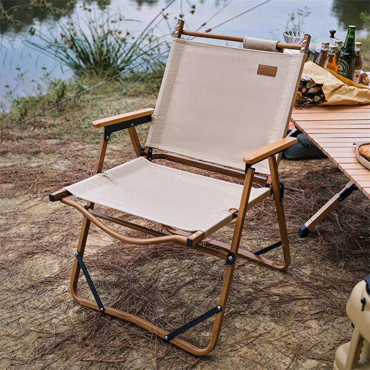 Outdoor Portable Foldable Lightweight Aluminum Beach Camping Fishing Wood Camping Chairs
Outdoor Portable Foldable Lightweight Aluminum Beach Camping Fishing Wood Camping Chairs