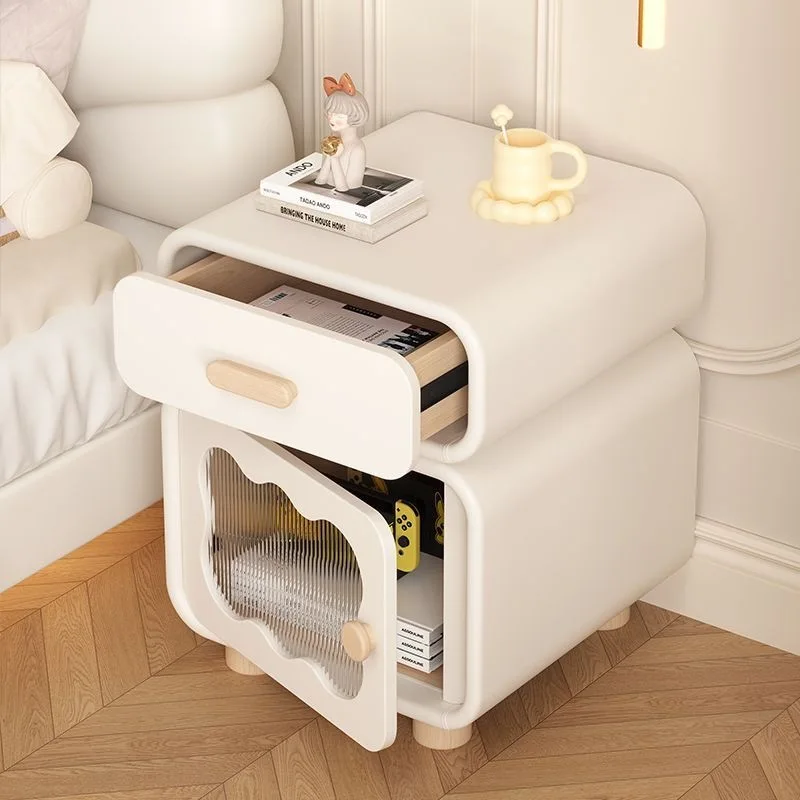 French creamy bedside table, simple and modern 2025 new bedroom bedside table, small
French creamy bedside table, simple and modern 2025 new bedroom bedside table, small