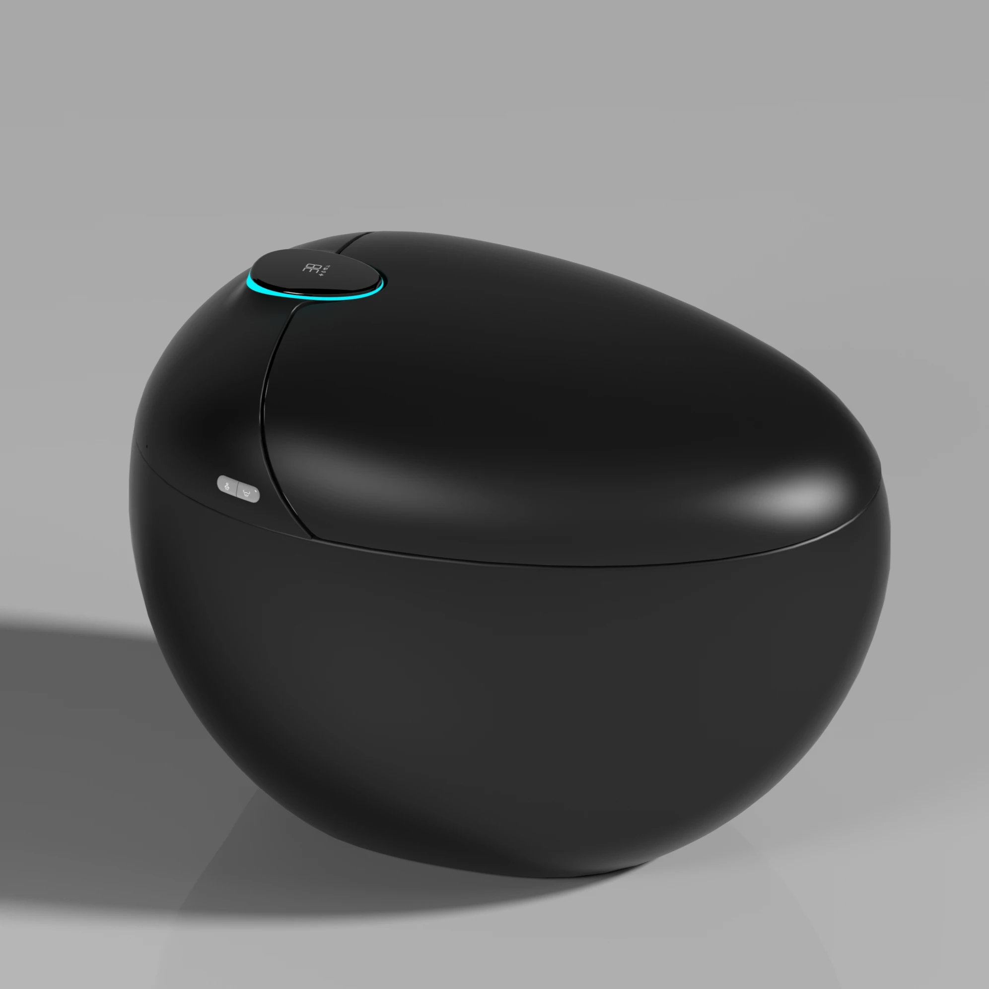 Modern intelligent round toilet new product double flush automatic flush remote control seat heating black
Modern intelligent round toilet new product double flush automatic flush remote control seat heating black