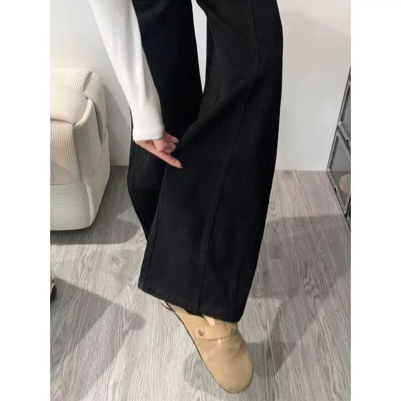Loose High Waist Wide Leg Jeans Women's Casual Comfortable Loose American Sle Lazy Loose Feeling Denim Pants Spring Autumn
Loose High Waist Wide Leg Jeans Women's Casual Comfortable Loose American Sle Lazy Loose Feeling Denim Pants Spring Autumn