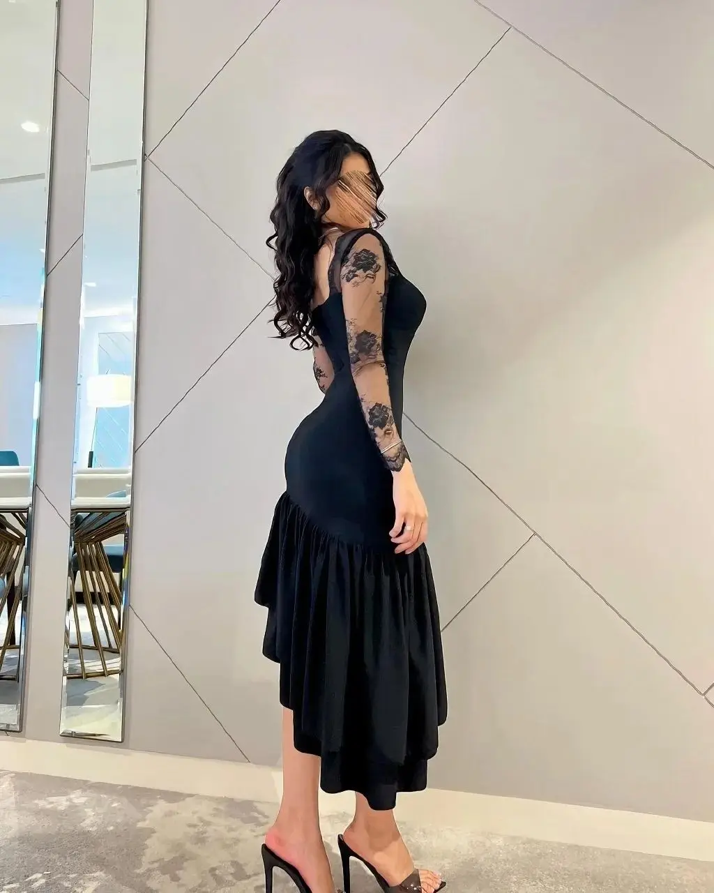 Vintage Mermaid Long Sleeves Prom Dresses Square Neck Pleated Formal Occasion Prom Gowns Tea Length Wedding Party Dresses
Vintage Mermaid Long Sleeves Prom Dresses Square Neck Pleated Formal Occasion Prom Gowns Tea Length Wedding Party Dresses