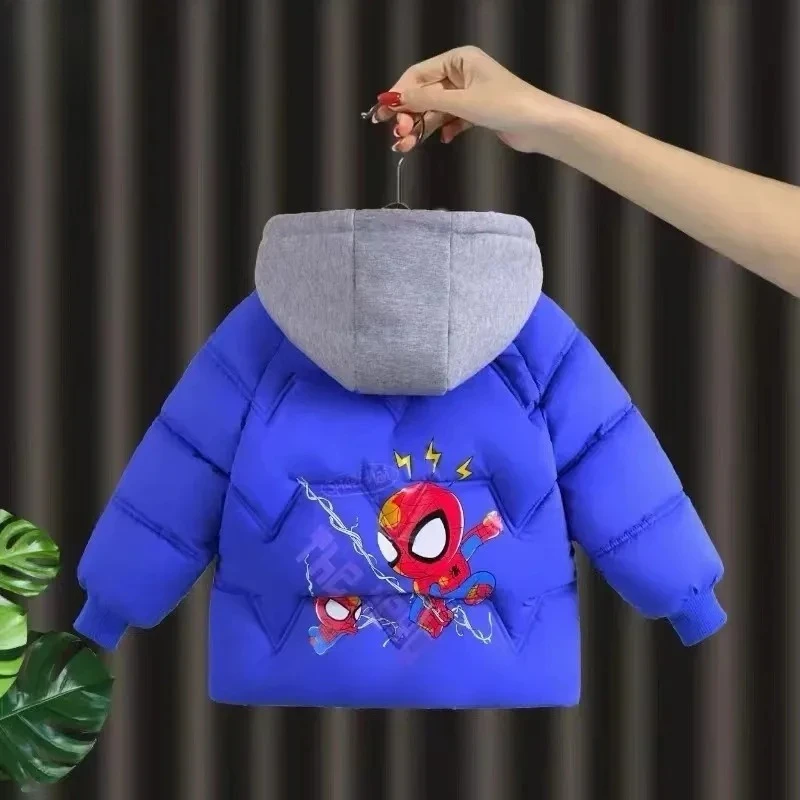 Children's Clothing Spider-Man Kids Cotton Padded Jacket Boys Winter Warm Fleece Lined Cartoon Coat Toddler
Children's Clothing Spider-Man Kids Cotton Padded Jacket Boys Winter Warm Fleece Lined Cartoon Coat Toddler