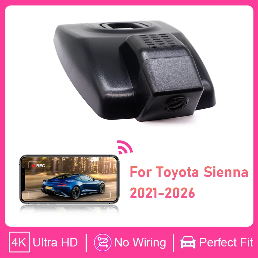 4K 2160P WiFi Dash Cam for Toyota Sienna 2021-2026 (XL40) HD Car DVR Recorder, Loop recording & APP Control Dashcam for Sienna
4K 2160P WiFi Dash Cam for Toyota Sienna 2021-2026 (XL40) HD Car DVR Recorder, Loop recording & APP Control Dashcam for Sienna