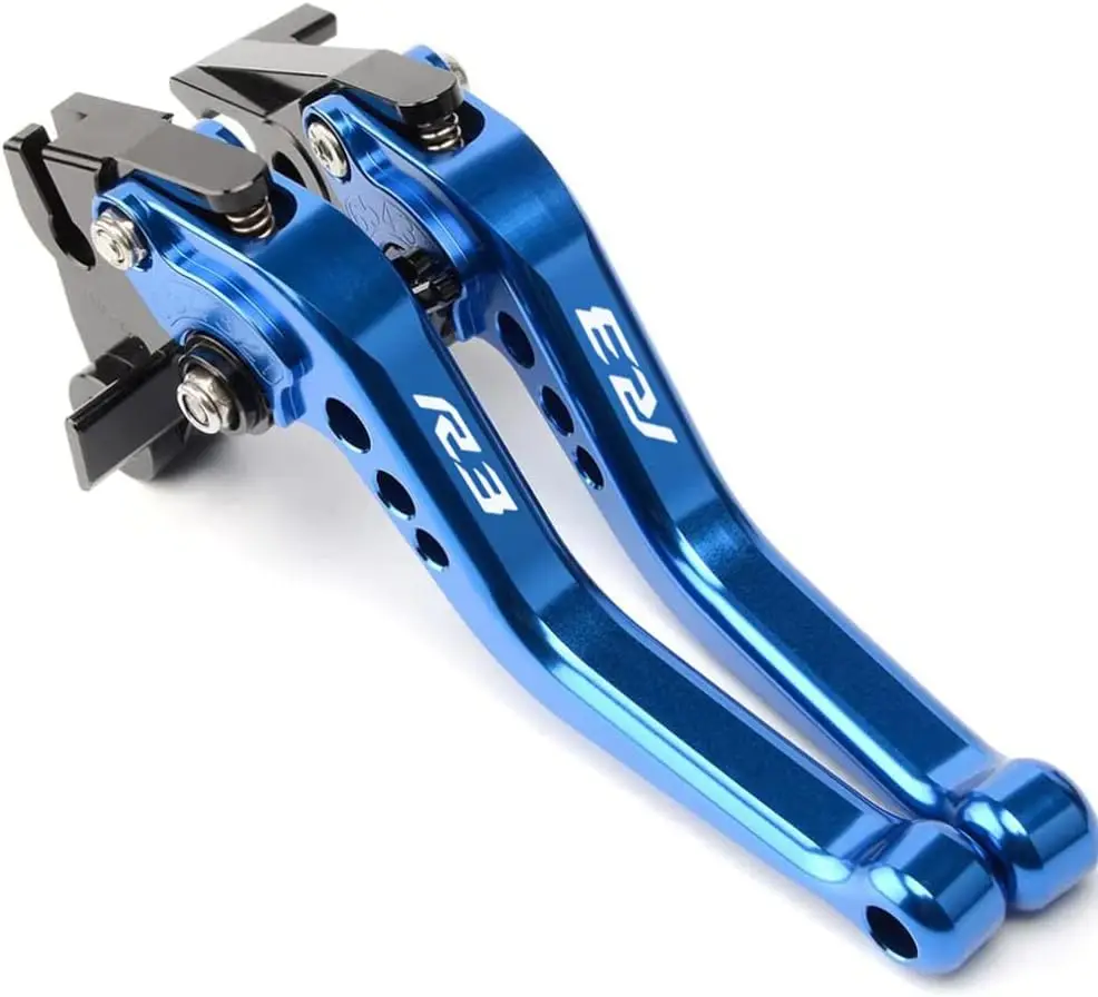 CNC Aluminum Alloy Adjustable Short Brake Clutch Lever for Motorcycles, Blue, 6-Stage Customizable
CNC Aluminum Alloy Adjustable Short Brake Clutch Lever for Motorcycles, Blue, 6-Stage Customizable