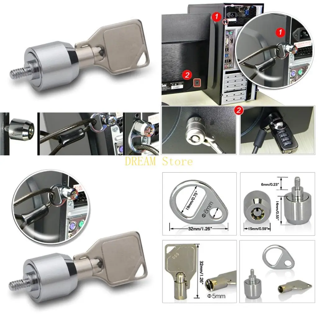 Anti-Theft Office Computer Desktop Keys Security Lock with Keys Computer Hosting Chassis Anti-theft Lock Replacement best sale
Anti-Theft Office Computer Desktop Keys Security Lock with Keys Computer Hosting Chassis Anti-theft Lock Replacement best sale