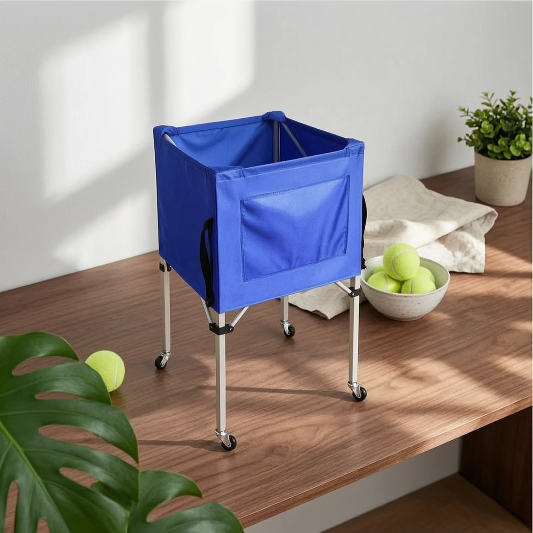 Ball Storage Cart Wheeled Folding Ball Cart Sports Equipment Organizer Multi-Sport Sturdy for Coaches, Gym, Training Sessions
Ball Storage Cart Wheeled Folding Ball Cart Sports Equipment Organizer Multi-Sport Sturdy for Coaches, Gym, Training Sessions
