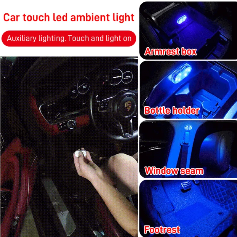 Car Ambient Light Usb Charging Reading Light Touch Sensor Trunk Modification Car Roof Lights
Car Ambient Light Usb Charging Reading Light Touch Sensor Trunk Modification Car Roof Lights
