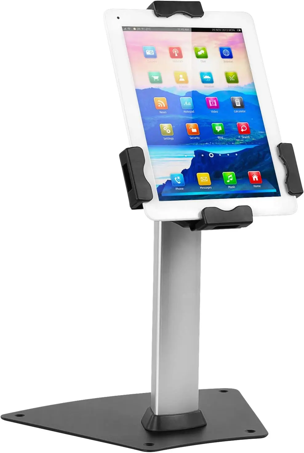 Universal Tablet Kiosk Stand with Locking Clamp, 360° Rotation & Adjustable Tilt for 7.9"–11" Tablets, Wall or Counter Mount
Universal Tablet Kiosk Stand with Locking Clamp, 360° Rotation & Adjustable Tilt for 7.9"–11" Tablets, Wall or Counter Mount