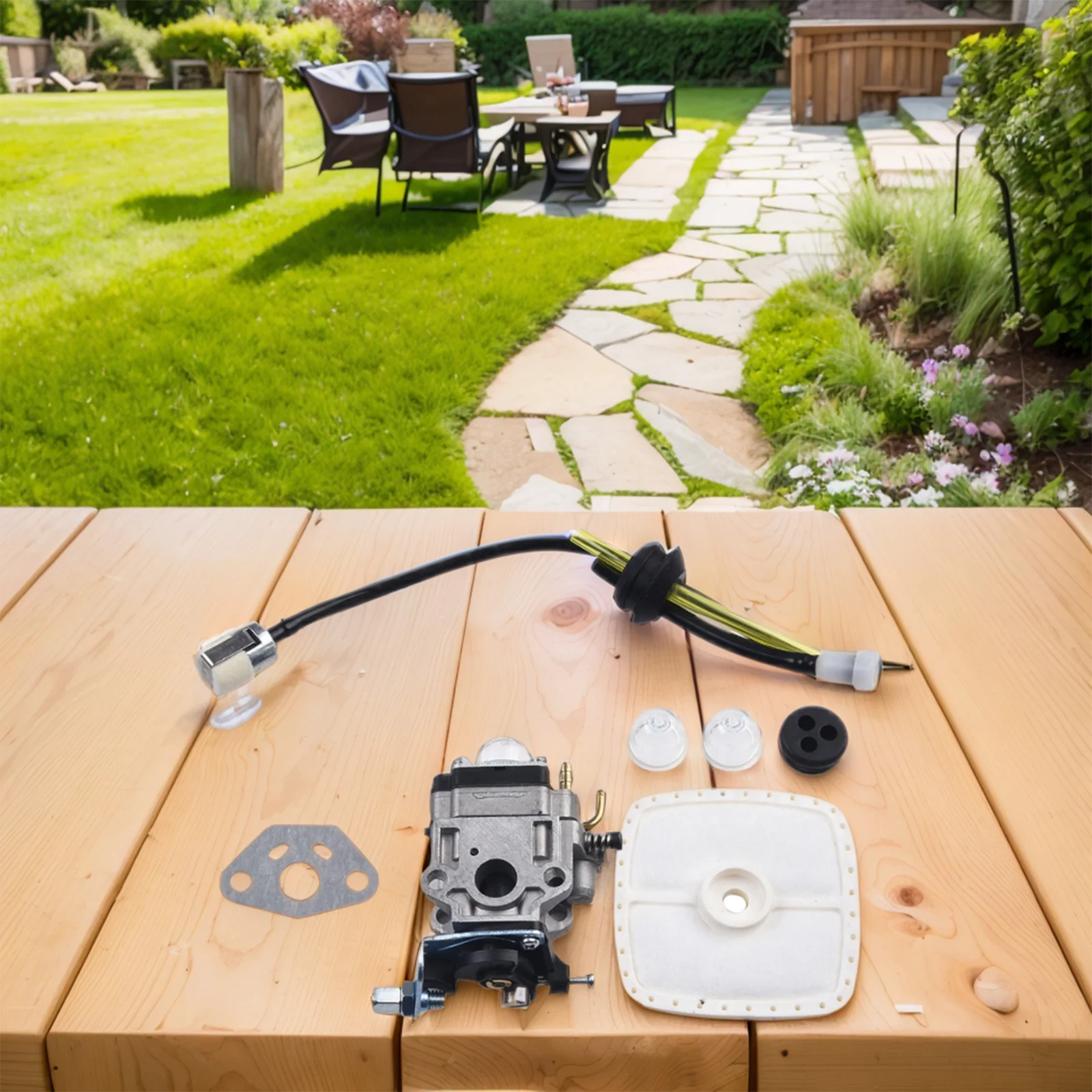 For Carburetor & Air Filter Replacement for SRM310 Series String Trimmers Complete with Necessary Installation Components
For Carburetor & Air Filter Replacement for SRM310 Series String Trimmers Complete with Necessary Installation Components