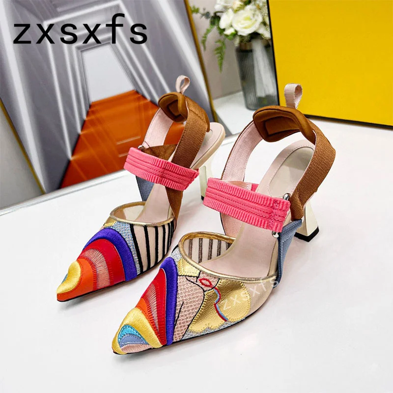 2023 Summer New Sexy Pointed Toe Thin High Heels Sandals Women Buckle Strap Pumps Brand Designer Runway LadiesParty Shoes Mujer
2023 Summer New Sexy Pointed Toe Thin High Heels Sandals Women Buckle Strap Pumps Brand Designer Runway LadiesParty Shoes Mujer