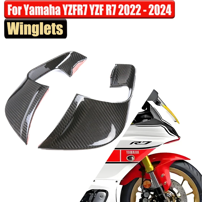 For Yamaha R7 3K Carbon Fiber Wind Spoiler Winglets Motorcycle Accessories for YAMAHA YZFR7 YZF R7 YZF-R7 2022 2023 2024
For Yamaha R7 3K Carbon Fiber Wind Spoiler Winglets Motorcycle Accessories for YAMAHA YZFR7 YZF R7 YZF-R7 2022 2023 2024