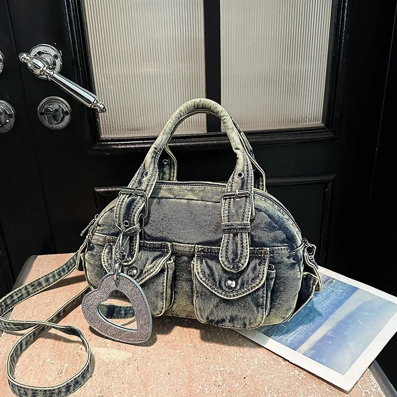 2025 Vintage Denimn Crossbody Bags Motorcycle Y2k Shoulder Crossbody Bags For Women Fashion Commuter Handbags 
2025 Vintage Denimn Crossbody Bags Motorcycle Y2k Shoulder Crossbody Bags For Women Fashion Commuter Handbags