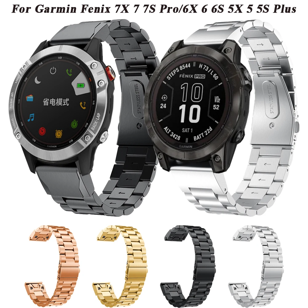 Stainless Steel 20 22 26mm Strap For Garmin Fenix 7 7S 7X 6S 6 6X Pro 5S 5 5X Plus 3 3HR Watch Wrist Band Quick Release Bracelet
Stainless Steel 20 22 26mm Strap For Garmin Fenix 7 7S 7X 6S 6 6X Pro 5S 5 5X Plus 3 3HR Watch Wrist Band Quick Release Bracelet