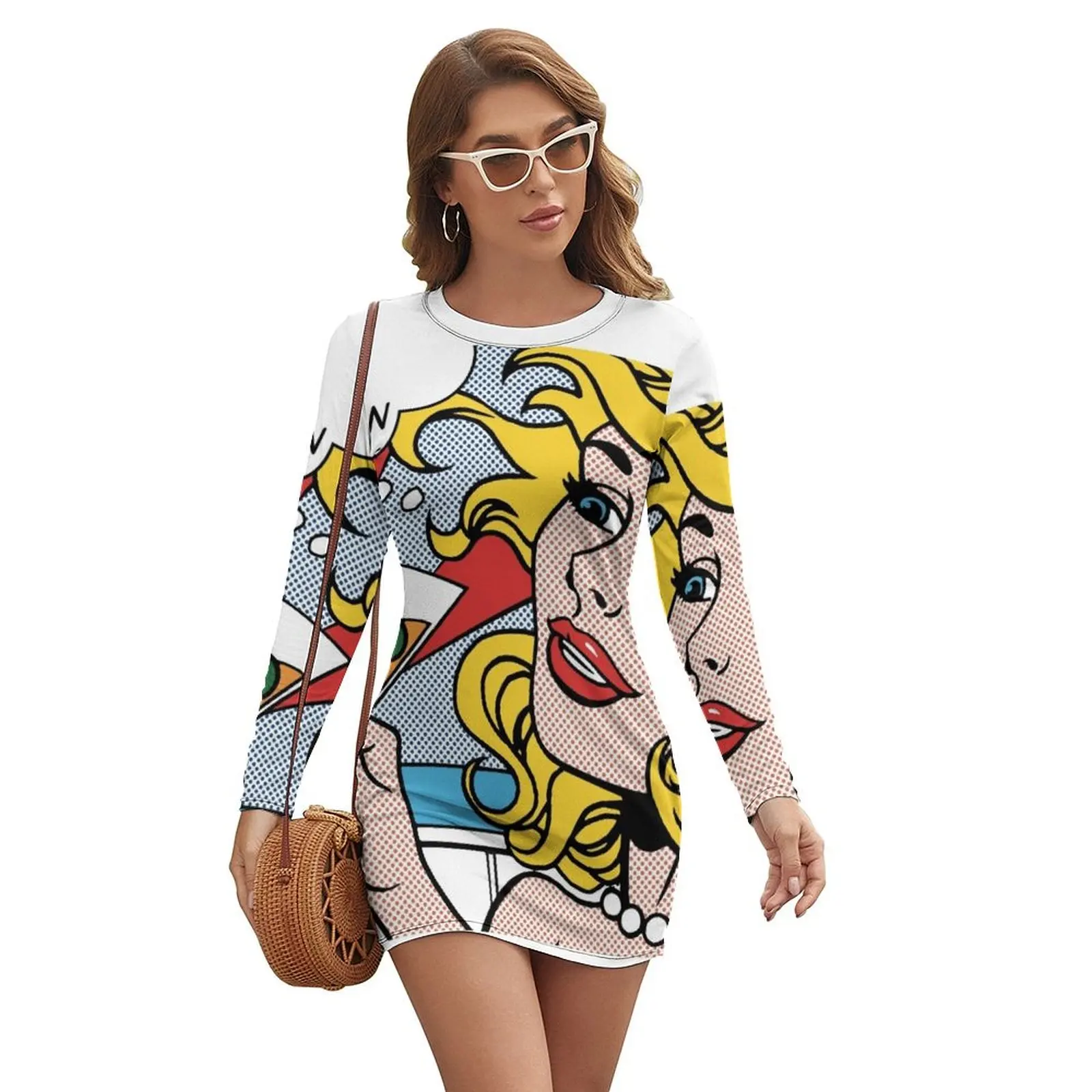 I'm a Cosmopolitan Kind of Girl! lichtenstein inspired girl Pop Art Long-sleeved Dress long dresses for women Female dress
I'm a Cosmopolitan Kind of Girl! lichtenstein inspired girl Pop Art Long-sleeved Dress long dresses for women Female dress