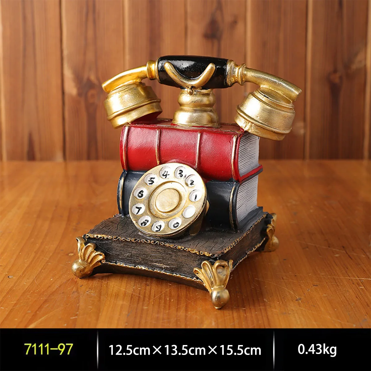 Antique Telephone Ornament, Fashionable Classic Phone Model, Vintage Rotary Antique Decor, Crafts Decorative Cafe Bar Decoration
Antique Telephone Ornament, Fashionable Classic Phone Model, Vintage Rotary Antique Decor, Crafts Decorative Cafe Bar Decoration