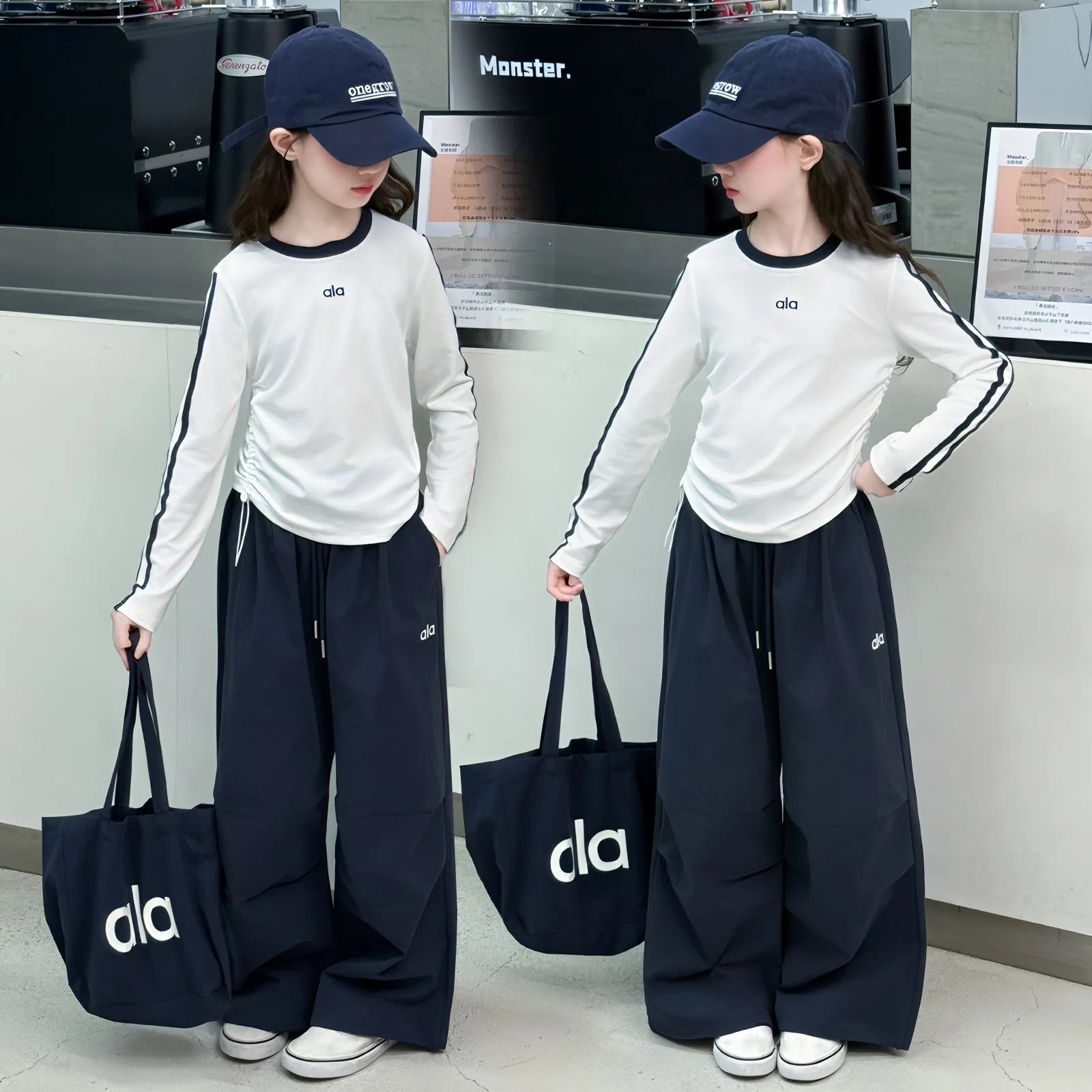 Kids Girls Sport Sets Autumn Letter Embroidery Round Neck Top+Elastic Waist Pant Children Girls Sets Long Sleeves Baby Girls Set
Kids Girls Sport Sets Autumn Letter Embroidery Round Neck Top+Elastic Waist Pant Children Girls Sets Long Sleeves Baby Girls Set