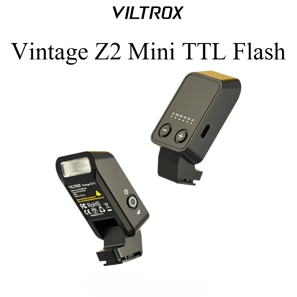 Viltrox Vintage Z2 Mini TTL Hot Shoe Camara Foldable Flash
Viltrox Vintage Z2 Mini TTL Hot Shoe Camara Foldable Flash