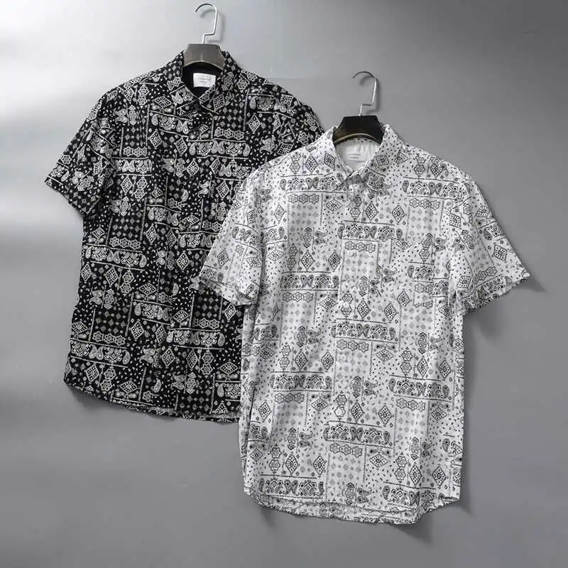 Летняя мужская модная рубашка с коротким рукавом и принтом, в стиле ретро, с цветочным узором, повседневная, молодежная, приталенная, не требующая глажки
Летняя мужская модная рубашка с коротким рукавом и принтом, в стиле ретро, с цветочным узором, повседневная, молодежная, приталенная, не требующая глажки