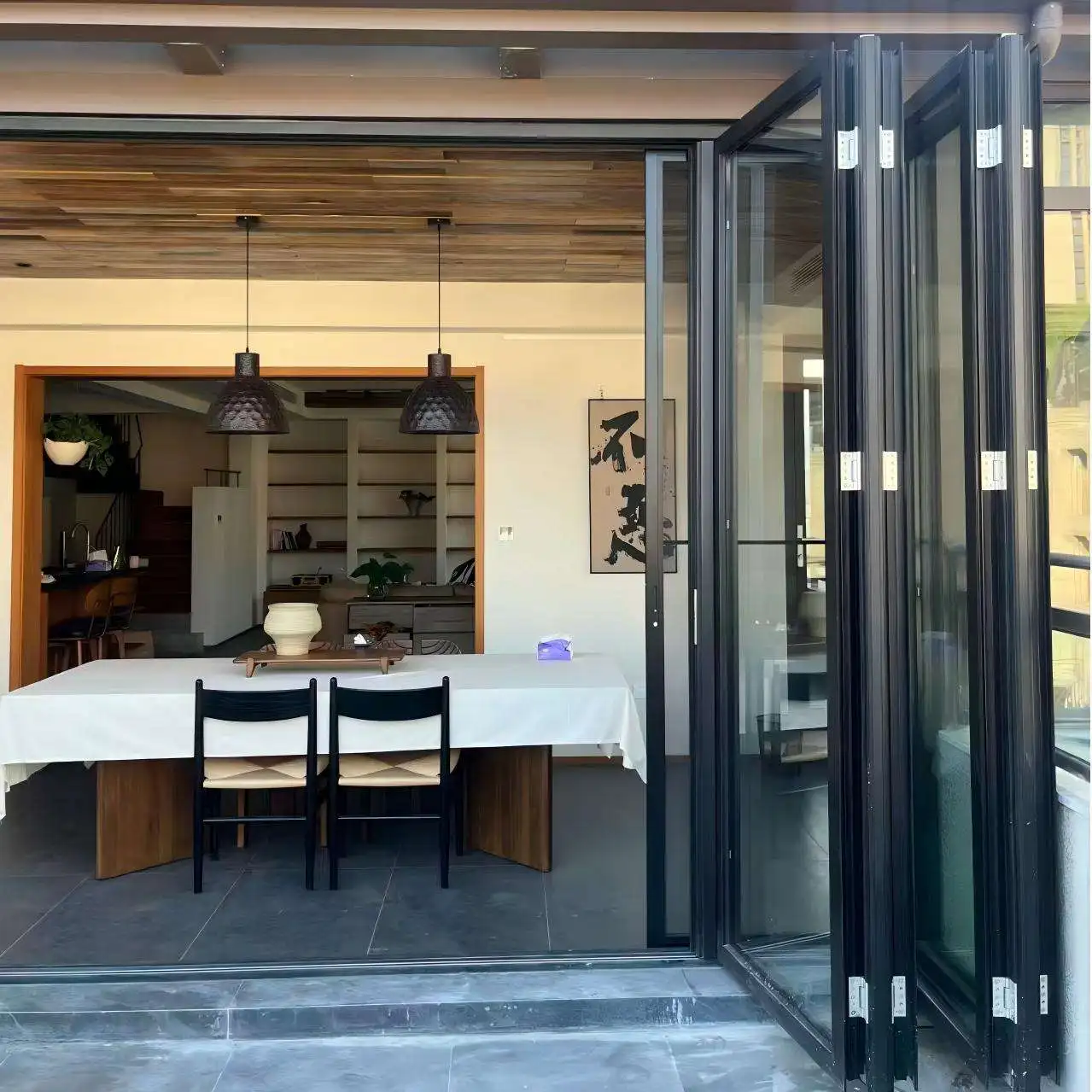 Customized Multi Panel Shatterproof Glass Folding Door Horizontal Side Folding Stacking Door Space Saving Accordion Folding Door
Customized Multi Panel Shatterproof Glass Folding Door Horizontal Side Folding Stacking Door Space Saving Accordion Folding Door