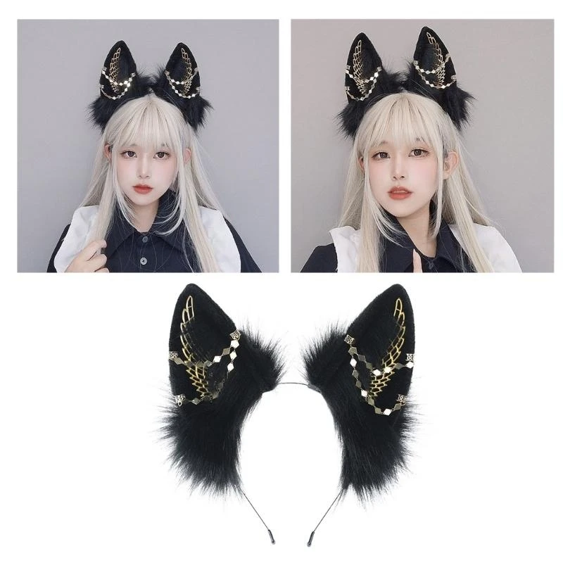 X5XA Tassels Pendant Ear Headband Show Costume Maid Hairband Cosplay Hairhoop
X5XA Tassels Pendant Ear Headband Show Costume Maid Hairband Cosplay Hairhoop