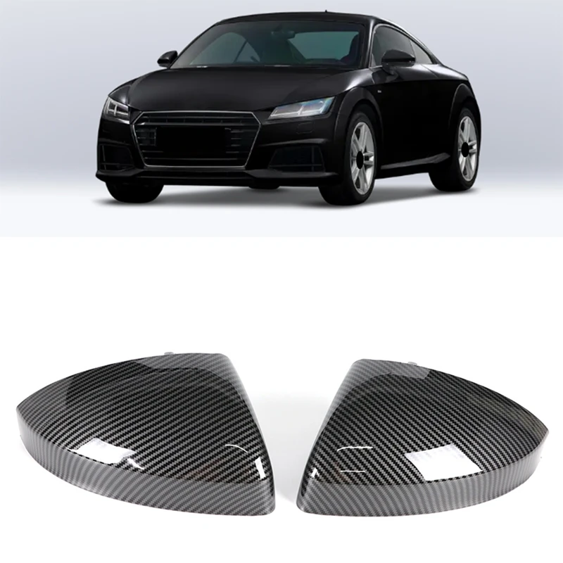 Carbon Fiber Pattern Car Side Door Rearview Mirror Cover Trim Replacement Parts For TT TTS TTRS MK3 R8 4S 2014-2023
Carbon Fiber Pattern Car Side Door Rearview Mirror Cover Trim Replacement Parts For TT TTS TTRS MK3 R8 4S 2014-2023