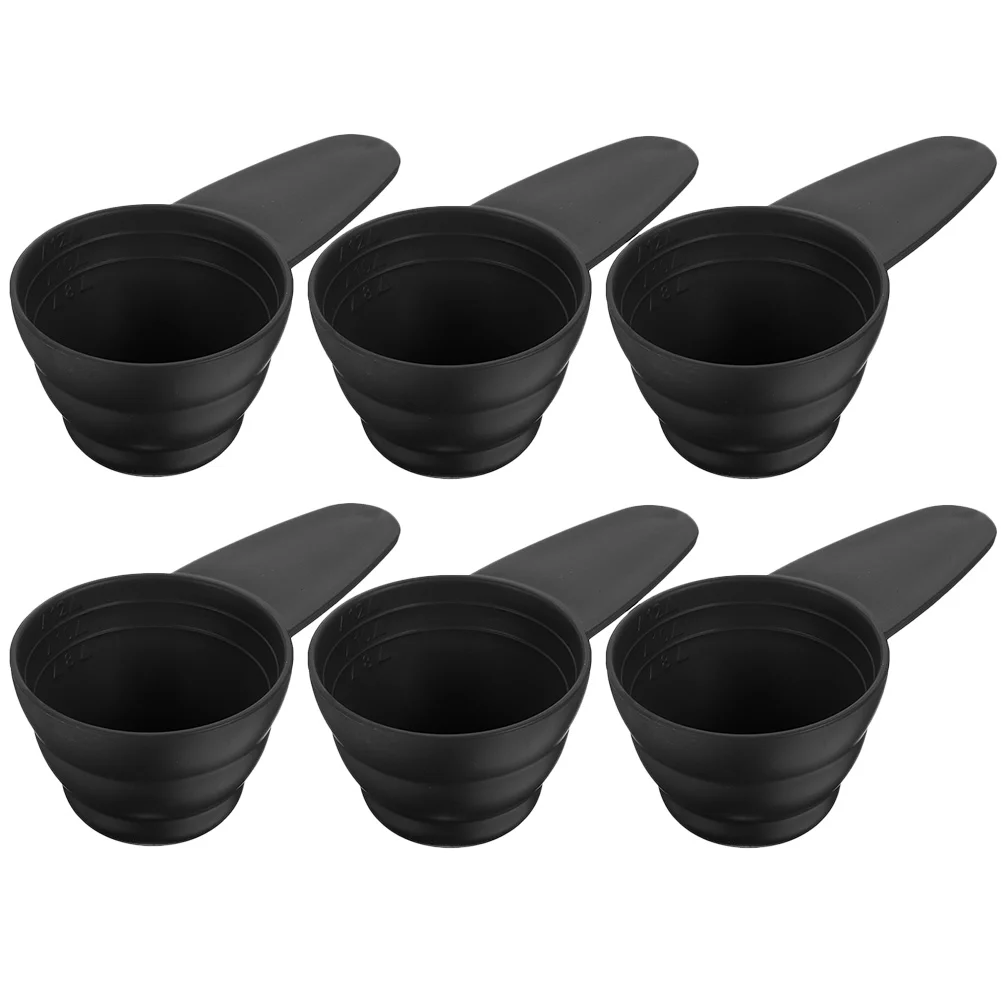 6pcs Measuring Spoons 8g 10g 12g Food Grade Coffee Bean Scoop Small Practical Teaspoon Black Color Kitchen Scale Set
6pcs Measuring Spoons 8g 10g 12g Food Grade Coffee Bean Scoop Small Practical Teaspoon Black Color Kitchen Scale Set