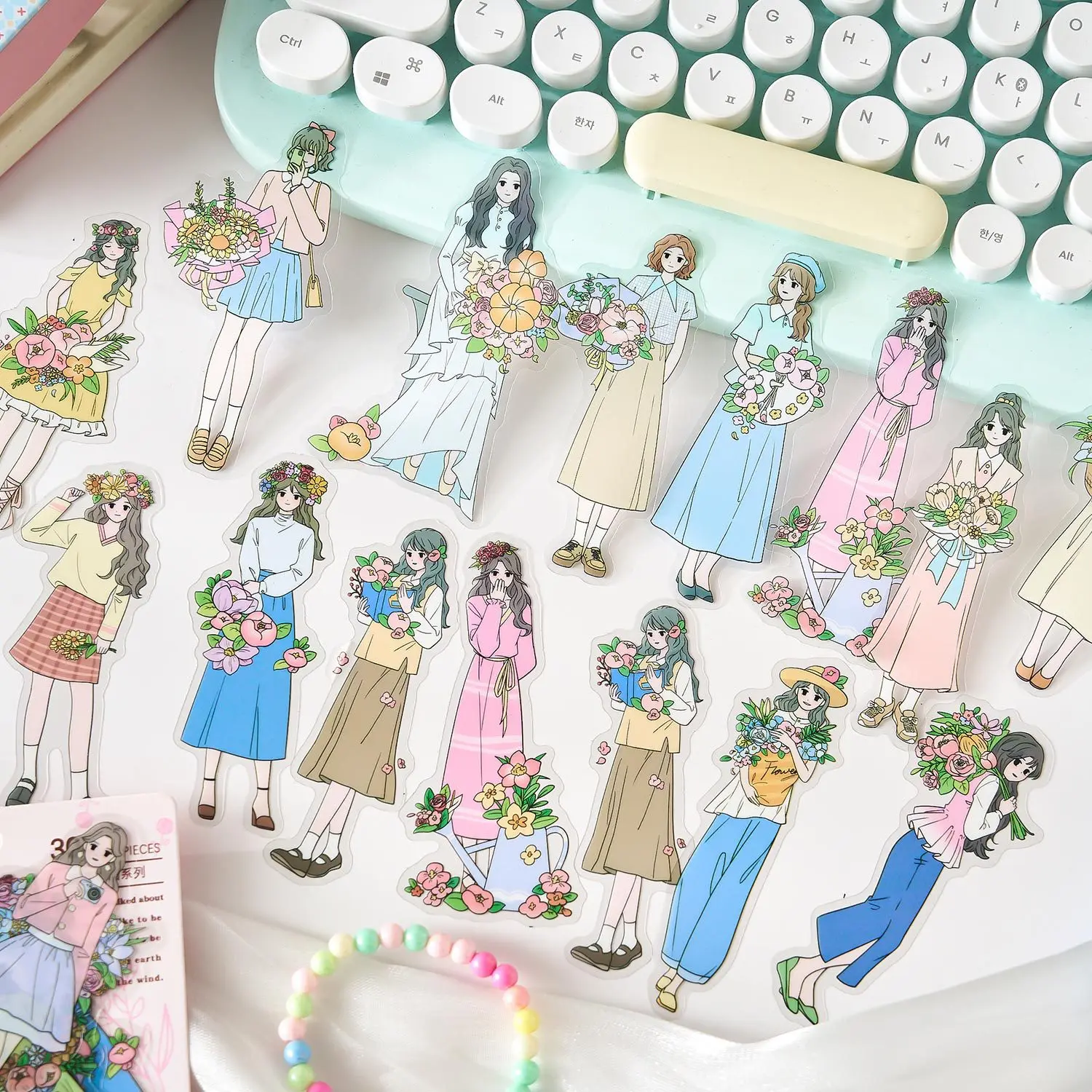 Journamm 30pcs/pack Ins Girl PET Stickers Flowers Materials DIY Scrapbooking Decor Junk Journal Collage Stationery Aesth Sticker
Journamm 30pcs/pack Ins Girl PET Stickers Flowers Materials DIY Scrapbooking Decor Junk Journal Collage Stationery Aesth Sticker